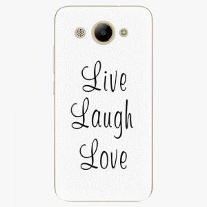 Plastový kryt iSaprio - Live Laugh Love - Huawei Y3 2017