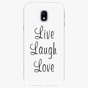 Plastový kryt iSaprio - Live Laugh Love - Samsung Galaxy J3 2017
