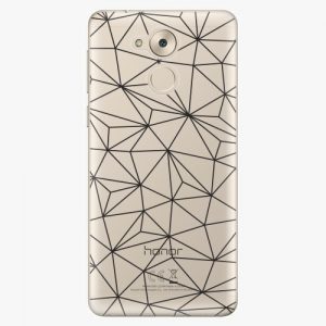 Plastový kryt iSaprio - Abstract Triangles 03 - black - Huawei Nova Smart