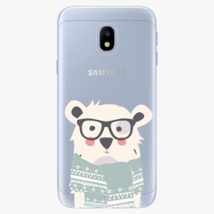 Plastový kryt iSaprio - Bear with Scarf - Samsung Galaxy J3 2017