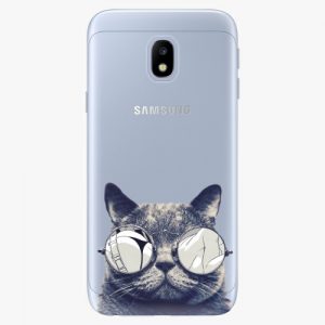 Plastový kryt iSaprio - Crazy Cat 01 - Samsung Galaxy J3 2017