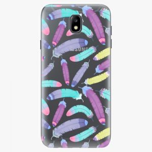 Plastový kryt iSaprio - Feather Pattern 01 - Samsung Galaxy J7 2017