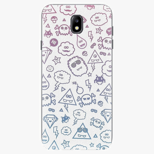 Plastový kryt iSaprio - Funny Clouds - Samsung Galaxy J7 2017 Plastový kryt iSaprio - Funny Clouds - Samsung Galaxy J7 2017
