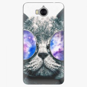 Plastový kryt iSaprio - Galaxy Cat - Huawei Y5 2017 / Y6 2017