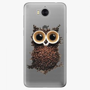 Plastový kryt iSaprio - Owl And Coffee - Huawei Y5 2017 / Y6 2017