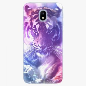 Plastový kryt iSaprio - Purple Tiger - Samsung Galaxy J3 2017