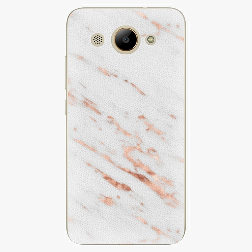 Plastový kryt iSaprio - Rose Gold Marble - Huawei Y3 2017 Plastový kryt iSaprio - Rose Gold Marble - Huawei Y3 2017