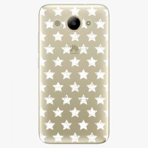 Plastový kryt iSaprio - Stars Pattern - white - Huawei Y3 2017