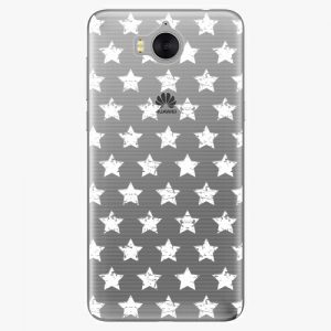 Plastový kryt iSaprio - Stars Pattern - white - Huawei Y5 2017 / Y6 2017