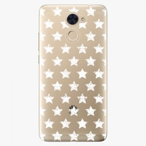 Plastový kryt iSaprio - Stars Pattern - white - Huawei Y7 / Y7 Prime