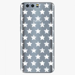 Plastový kryt iSaprio - Stars Pattern - white - Huawei Honor 9