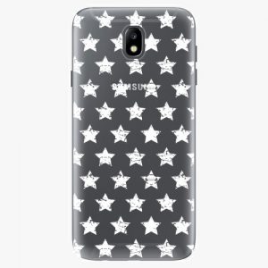 Plastový kryt iSaprio - Stars Pattern - white - Samsung Galaxy J7 2017