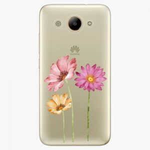 Plastový kryt iSaprio - Three Flowers - Huawei Y3 2017