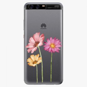 Plastový kryt iSaprio - Three Flowers - Huawei P10 Plus