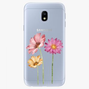 Plastový kryt iSaprio - Three Flowers - Samsung Galaxy J3 2017