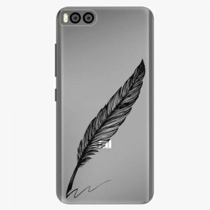 Plastový kryt iSaprio - Writing By Feather - black - Xiaomi Mi6