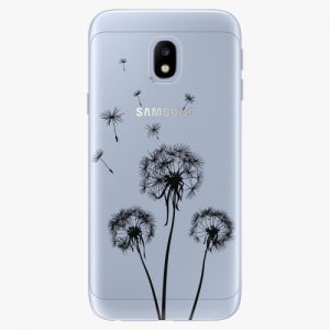 Plastový kryt iSaprio - Three Dandelions - black - Samsung Galaxy J3 2017