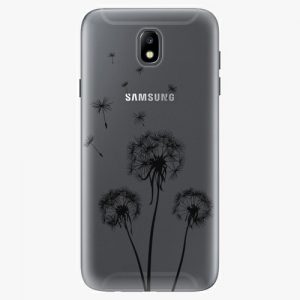 Plastový kryt iSaprio - Three Dandelions - black - Samsung Galaxy J7 2017