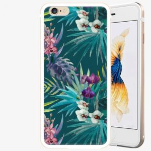 Plastový kryt iSaprio - Tropical Blue 01 - iPhone 6/6S - Gold