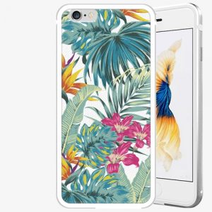 Plastový kryt iSaprio - Tropical White 03 - iPhone 6 Plus/6S Plus - Silver