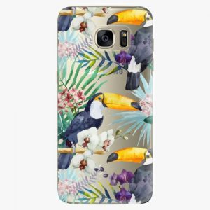 Plastový kryt iSaprio - Tucan Pattern 01 - Samsung Galaxy S7 Edge