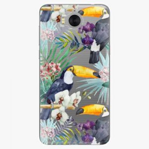 Plastový kryt iSaprio - Tucan Pattern 01 - Huawei Y5 2017 / Y6 2017