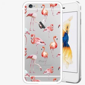 Plastový kryt iSaprio - Flami Pattern 01 - iPhone 6 Plus/6S Plus - Silver