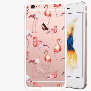 Plastový kryt iSaprio - Flami Pattern 01 - iPhone 6 Plus/6S Plus - Rose Gold