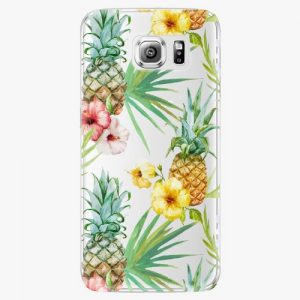 Plastový kryt iSaprio - Pineapple Pattern 02 - Samsung Galaxy S6 Edge