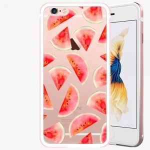 Plastový kryt iSaprio - Melon Pattern 02 - iPhone 6 Plus/6S Plus - Rose Gold