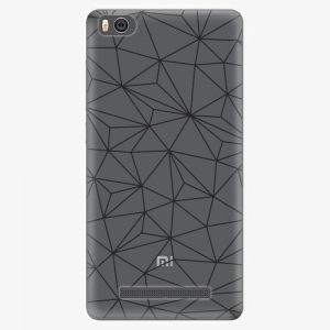 Plastový kryt iSaprio - Abstract Triangles 03 - black - Xiaomi Mi4C