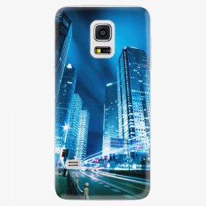 Plastový kryt iSaprio - Night City Blue - Samsung Galaxy S5 Mini