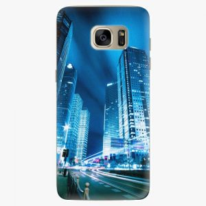 Plastový kryt iSaprio - Night City Blue - Samsung Galaxy S7