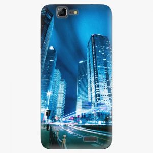 Plastový kryt iSaprio - Night City Blue - Huawei Ascend G7