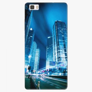 Plastový kryt iSaprio - Night City Blue - Huawei Ascend P8 Lite