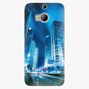 Plastový kryt iSaprio - Night City Blue - HTC One M8