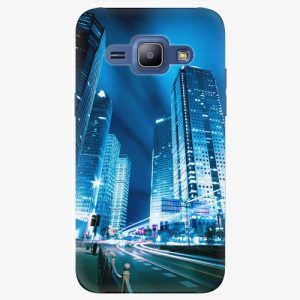 Plastový kryt iSaprio - Night City Blue - Samsung Galaxy J1