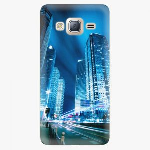 Plastový kryt iSaprio - Night City Blue - Samsung Galaxy J3