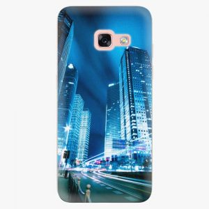 Plastový kryt iSaprio - Night City Blue - Samsung Galaxy A3 2017