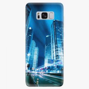 Plastový kryt iSaprio - Night City Blue - Samsung Galaxy S8