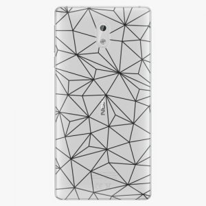 Plastový kryt iSaprio - Abstract Triangles 03 - black - Nokia 3