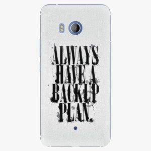 Plastový kryt iSaprio - Backup Plan - HTC U11