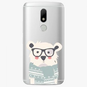 Plastový kryt iSaprio - Bear with Scarf - Lenovo Moto M