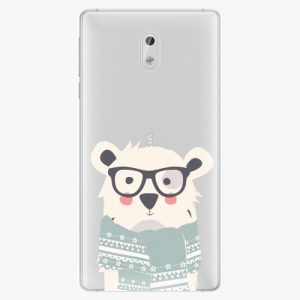 Plastový kryt iSaprio - Bear with Scarf - Nokia 3