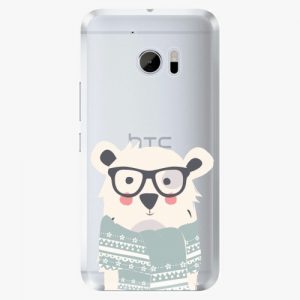 Plastový kryt iSaprio - Bear with Scarf - HTC 10