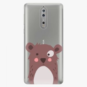 Plastový kryt iSaprio - Brown Bear - Nokia 8