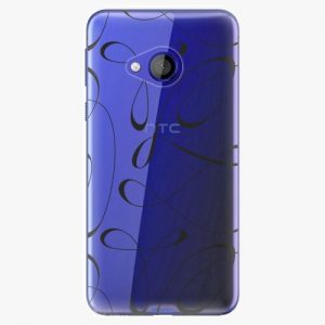 Plastový kryt iSaprio - Fancy - black - HTC U Play