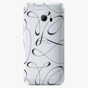 Plastový kryt iSaprio - Fancy - black - HTC 10