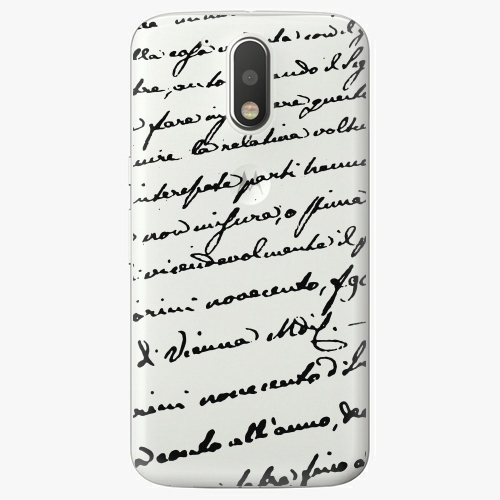 Plastový kryt iSaprio - Handwriting 01 - black - Lenovo Moto G4 / G4 Plus Plastový kryt iSaprio - Handwriting 01 - black - Lenovo Moto G4 / G4 Plus