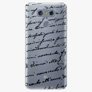 Plastový kryt iSaprio - Handwriting 01 - black - LG G6 (H870)
